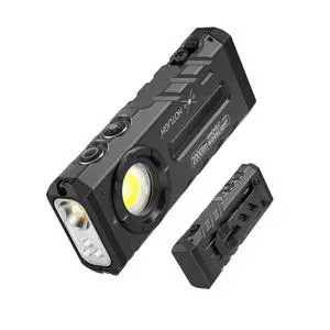 Dual Power Rechargeable Flashlight - 2000 High Lumens EDC Flashlight with UV Inspection & RGB Light, Small Magnetic LED Flashlight for Outdoor, Travel, Work Dual Power Rechargeable Flashlight - 2000 High Lumens EDC Flashlight with UV Inspection & RGB Light, Small Magnetic LED Flashlight for Outdoor, Travel, Work