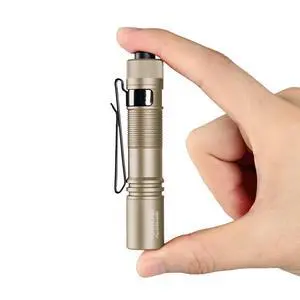 Pokelit AA Mini Flashlight with Clip, 1000 High Lumens EDC Light Pokelit AA Mini Flashlight with Clip, 1000 High Lumens EDC Light
