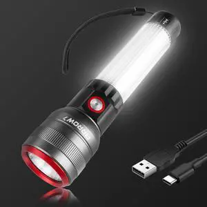 Rechargeable Bright LED Flashlights 1200 Lumens with Body Area Light Rechargeable Bright LED Flashlights 1200 Lumens with Body Area Light