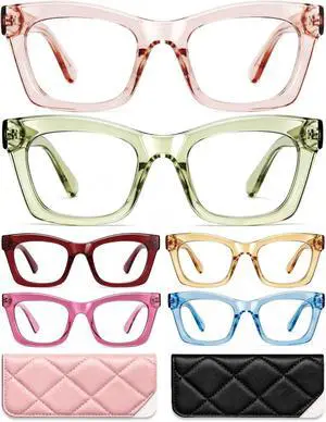 1.5 Stylish Reading Glasses for Women, Stylish Eyeglasses, Blue Light Readers, Cheaters, (B2 Color Flash) 1.5 Stylish Reading Glasses for Women, Stylish Eyeglasses, Blue Light Readers, Cheaters, (B2 Color Flash)