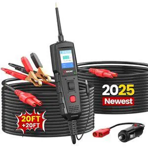 Automotive Power Circuit Probe Kit, Circuit Tester Breaker Finder Tool, 12/24V Short Open Breaker Circuit Finder Wire Tracer AC/DC Trailer Relay Fuse Test with 20FT Cord Automotive Power Circuit Probe Kit, Circuit Tester Breaker Finder Tool, 12/24V Short Open Breaker Circuit Finder Wire Tracer AC/DC Trailer Relay Fuse Test with 20FT Cord