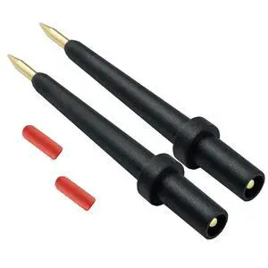 - 2Pk 4Mm Banana Jack 3 Tip Black (PPTK0024-2),Use for Autel Circuit Tester Power Circuit Probe - 2Pk 4Mm Banana Jack 3 Tip Black (PPTK0024-2),Use for Autel Circuit Tester Power Circuit Probe