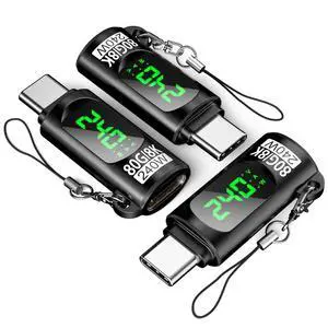240W Power Meter Tester USB C Cables Adapter Voltage Current Display(3Pack) 240W Power Meter Tester USB C Cables Adapter Voltage Current Display(3Pack)