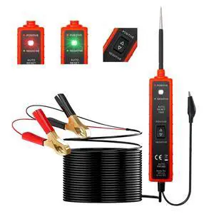 Power Short Circuit Probe Tester, 6V-24V LED Test Light, Short-Circuit Tracking Location and Buzzer Alarm, Automative Circuit Tester with Polarity & Continuity Test Function Power Short Circuit Probe Tester, 6V-24V LED Test Light, Short-Circuit Tracking Location and Buzzer Alarm, Automative Circuit Tester with Polarity & Continuity Test Function