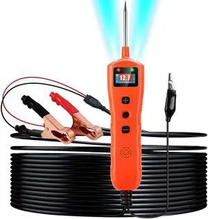Power Circuit Probe Tester, 9V - 30V Automotive Circuit Tester, Test Light Automotive Power Fuse Tester, Voltage Tester 0.3V-70V for Continuity Test Resistance Test Power Circuit Probe Tester, 9V - 30V Automotive Circuit Tester, Test Light Automotive Power Fuse Tester, Voltage Tester 0.3V-70V for Continuity Test Resistance Test