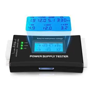 Computer PC Power Supply Tester, ATX Power Supply Host Inspection Maintenance Tool, PSU Tester, Detect with 20/24 Pin LCD Display for ATX,BTX,ITX,TFX. Computer PC Power Supply Tester, ATX Power Supply Host Inspection Maintenance Tool, PSU Tester, Detect with 20/24 Pin LCD Display for ATX,BTX,ITX,TFX.