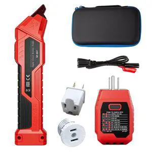 NF-827S Circuit Breaker Locator, GFCI Outlet Tester, Digital Circuit Finder NF-827S Circuit Breaker Locator, GFCI Outlet Tester, Digital Circuit Finder
