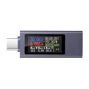 USB C Power Meter Testers,USB-C Tester Color Screen,Digital Multimeter,Voltage Current Tester USB Battery Checker USB Voltage Current Voltmeter USB Mobile Testers USB Power Tester USB C Power Meter Testers,USB-C Tester Color Screen,Digital Multimeter,Voltage Current Tester USB Battery Checker USB Voltage Current Voltmeter USB Mobile Testers USB Power Tester