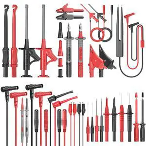 Silicone Multimeter Test Leads Kit 33PCS for Electrical Testing Silicone Multimeter Test Leads Kit 33PCS for Electrical Testing
