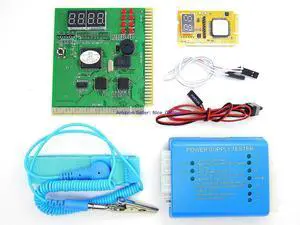 PC Motherboard and PSU Power Supply Tester Diagnostic Analyzer Starter Kit PC Motherboard and PSU Power Supply Tester Diagnostic Analyzer Starter Kit