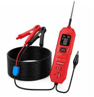 3-in-1 Automotive Power Circuit Probe & Relay Tester 12V 24V Electrical Test Light Tool, Car Fuse Tester Kit with Voltage Detector, Digital Circuit Tester for Vehicle Power Testingred 3-in-1 Automotive Power Circuit Probe & Relay Tester 12V 24V Electrical Test Light Tool, Car Fuse Tester Kit with Voltage Detector, Digital Circuit Tester for Vehicle Power Testingred