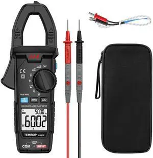 Digital Clamp Meter Multimeter TRMS 6000 Counts 600A Auto-ranging Amp Meter with Flashlight Backlight, Measures NCV, AC/DC Voltage Current, Continuity Capacitance Diode Resistance, Temperature Digital Clamp Meter Multimeter TRMS 6000 Counts 600A Auto-ranging Amp Meter with Flashlight Backlight, Measures NCV, AC/DC Voltage Current, Continuity Capacitance Diode Resistance, Temperature