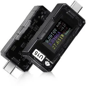 USB C Power Meter Tester, Digital Multimeter with Color Screen, 4-25V/5A Voltage Current Monitor, Supports PD3.0 QC3.0 Fast Charging Protocols USB C Power Meter Tester, Digital Multimeter with Color Screen, 4-25V/5A Voltage Current Monitor, Supports PD3.0 QC3.0 Fast Charging Protocols