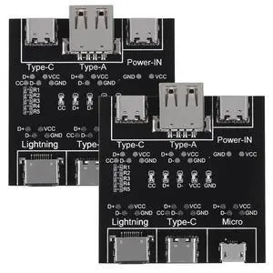 2PACK DT3 Data Cable Detection Board,USB Cable Data Line Test Board USB Cable Checker Data Wire Charging Test Card Type-C Micro 2PACK DT3 Data Cable Detection Board,USB Cable Data Line Test Board USB Cable Checker Data Wire Charging Test Card Type-C Micro