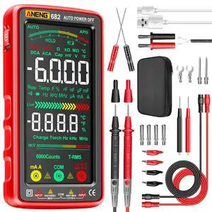 Multimeter Tester,5.0 Inch Color LCD,TRMS 6000 Count NCV Voltmeter Multimeter Tester,5.0 Inch Color LCD,TRMS 6000 Count NCV Voltmeter