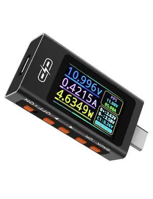 UT01C USB Tester, 3.3-40V 0-12A USB C Cable Tester UT01C USB Tester, 3.3-40V 0-12A USB C Cable Tester