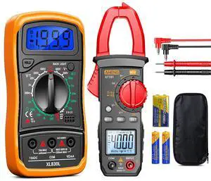 Multimeter with Clamp Meter,4000 Count Amp Meter & 2000 Count Multi Tester Multimeter with Clamp Meter,4000 Count Amp Meter & 2000 Count Multi Tester