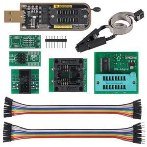 EEPROM BIOS USB Programmer CH341A + SOIC8 SOP8 Test Clip + 1.8V Adapter + SOIC8 Adapter for EEPROM 93CXX / 25CXX / 24CXX +CH341A 24 25 Series Flash EEPROM BIOS USB Programmer CH341A + SOIC8 SOP8 Test Clip + 1.8V Adapter + SOIC8 Adapter for EEPROM 93CXX / 25CXX / 24CXX +CH341A 24 25 Series Flash