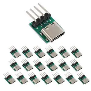 20Pcs USB 3.1 Type-C 16 Pin Test PCB Board Adapter Socket 20Pcs USB 3.1 Type-C 16 Pin Test PCB Board Adapter Socket