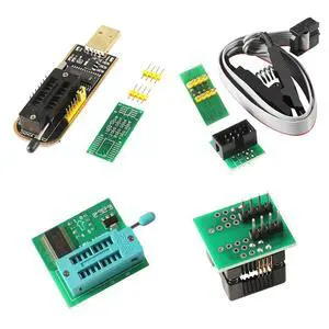 SOIC8 SOP8 Test Clip For EEPROM 93CXX / 25CXX / 24CXX + CH341A 24 25 Series for EEPROM Flash BIOS USB +1.8V Adapter + Soic8 Adapter Programmer Module Kit (1 sets) SOIC8 SOP8 Test Clip For EEPROM 93CXX / 25CXX / 24CXX + CH341A 24 25 Series for EEPROM Flash BIOS USB +1.8V Adapter + Soic8 Adapter Programmer Module Kit (1 sets)