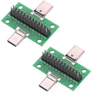 2Pcs USB 3.1 Type-C Male to Female 24P Test Board 2Pcs USB 3.1 Type-C Male to Female 24P Test Board
