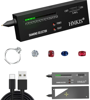 Diamond Tester, Powered by USB, Easy Use Jewelry Diamond Tester Diamond Tester, Powered by USB, Easy Use Jewelry Diamond Tester