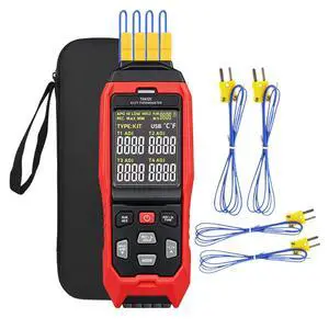 4 Channel Thermocouple Thermometer K/J/T Type USB Data Logger with Alarm 4 Channel Thermocouple Thermometer K/J/T Type USB Data Logger with Alarm