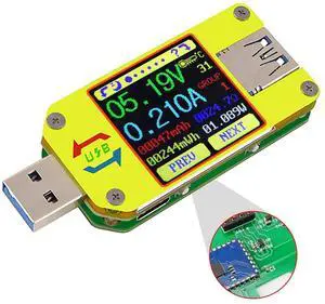 UM34C 4A USB3.0 USB Meter Tester Voltage Current Power Charger Voltmeter Ammeter Multimeter Tester Measure Cable Resistance(UM34C) UM34C 4A USB3.0 USB Meter Tester Voltage Current Power Charger Voltmeter Ammeter Multimeter Tester Measure Cable Resistance(UM34C)