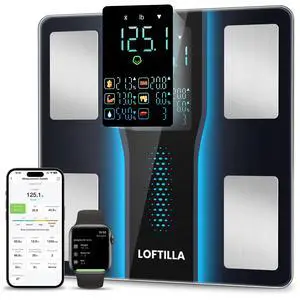 Smart Scale with BMI, Body Fat, Muscle Mass, 8-in-1 Display Smart Scale with BMI, Body Fat, Muscle Mass, 8-in-1 Display