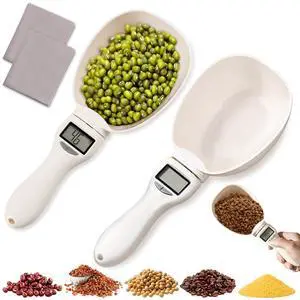 2pcs Digital Measuring Spoon Scale,Electronic Measuring Spoon 800g/0.1g High Precision with Screen,Adjustable Measuring Spoon for Cooking, Pet Food,Daily Meals 2pcs Digital Measuring Spoon Scale,Electronic Measuring Spoon 800g/0.1g High Precision with Screen,Adjustable Measuring Spoon for Cooking, Pet Food,Daily Meals