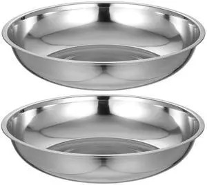 2pcs Stainless Steel Electronic Scale Tray for Accurate Weighing 25cm Food Weighing Bowl for Cooking and Baking Suitable for Kitchen and Laboratory Use 2pcs Stainless Steel Electronic Scale Tray for Accurate Weighing 25cm Food Weighing Bowl for Cooking and Baking Suitable for Kitchen and Laboratory Use