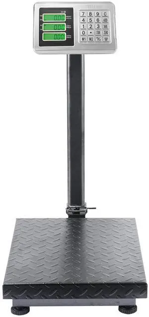 661lbs Electronic Industrial Commercial Platform Scale,Stainless Steel High-Definition LCD Display,Digital Floor Heavy Duty,Luggage Package Price Computing Postal Shipping MailingGrey 661lbs Electronic Industrial Commercial Platform Scale,Stainless Steel High-Definition LCD Display,Digital Floor Heavy Duty,Luggage Package Price Computing Postal Shipping MailingGrey
