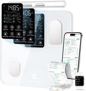 Smart Scale with BMI, Body Fat, Muscle Mass, 50+ Body Metrics Smart Scale with BMI, Body Fat, Muscle Mass, 50+ Body Metrics