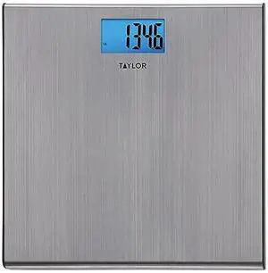 Digital Scales for Body Weight, Extra-High 440 lb Capacity, Thin Profile, Unique Blue LCD, Glass Platform, 12.2 x 12.2 Inches, Stainless Steel Digital Scales for Body Weight, Extra-High 440 lb Capacity, Thin Profile, Unique Blue LCD, Glass Platform, 12.2 x 12.2 Inches, Stainless Steel