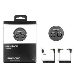 Miniature 2-Channel 3.5mm Microphone & Audio Mixer with TRS & TRRS Output Cables for Cameras, Smartphones, Computers & More (AX1) Miniature 2-Channel 3.5mm Microphone & Audio Mixer with TRS & TRRS Output Cables for Cameras, Smartphones, Computers & More (AX1)