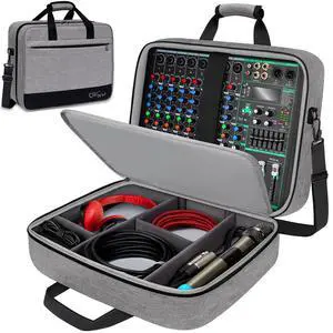 Audio Mixer Case Fits RODECasterPro II with Adjustable Storage Grey Audio Mixer Case Fits RODECasterPro II with Adjustable Storage Grey