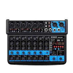 8 channels mini audio mixer Line Mixer,DC 5V,with MP3 Player,Bluetooth, U disk 48V,24DSP effects, USB recording Ideal for Small Clubs or Bars, Studio Recording (8 channels-BLACK) 8 channels mini audio mixer Line Mixer,DC 5V,with MP3 Player,Bluetooth, U disk 48V,24DSP effects, USB recording Ideal for Small Clubs or Bars, Studio Recording (8 channels-BLACK)