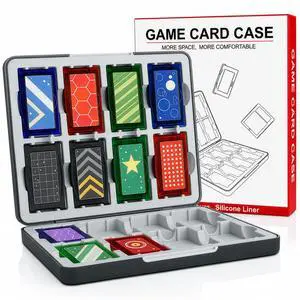 GBA Cartridge Case Holds 16 Cartridges for Game Boy Advance Cartridges, Magnetic Game Storage Card Case with Soft Silicone Slots for GBA, Portable Travel Organizer Storage Box for GBA Collectors GBA Cartridge Case Holds 16 Cartridges for Game Boy Advance Cartridges, Magnetic Game Storage Card Case with Soft Silicone Slots for GBA, Portable Travel Organizer Storage Box for GBA Collectors