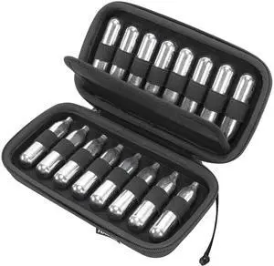 CO2 Cartridges Storage Case Compatible with Crosman UmarexssLeland 12-Gram 8-Gram Powerlet Cartridges. (For sale is case only, CO2 Cartridges are not included.) CO2 Cartridges Storage Case Compatible with Crosman UmarexssLeland 12-Gram 8-Gram Powerlet Cartridges. (For sale is case only, CO2 Cartridges are not included.)