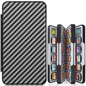 Game Card Case Holder for Nitendo Switch/Switch 2(2025) - Hard Shell Portable Cartridge Case with 72 Game Slots & 24 Micro SD Card Slots, Protective Organizer Traveler, Grey Black Game Card Case Holder for Nitendo Switch/Switch 2(2025) - Hard Shell Portable Cartridge Case with 72 Game Slots & 24 Micro SD Card Slots, Protective Organizer Traveler, Grey Black