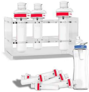 Cirkul Cartridge Holder, 6-Hole Acrylic Organizer - Leak-Proof Flavor Case for Cirkul Accessories, Keeps Countertop & Fridge Neat, Perfect for Party, Home, Office Storage (Clear) Cirkul Cartridge Holder, 6-Hole Acrylic Organizer - Leak-Proof Flavor Case for Cirkul Accessories, Keeps Countertop & Fridge Neat, Perfect for Party, Home, Office Storage (Clear)