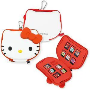 Hello Kitty Cartridge Case Portable Carrying Zip Case Storage Holder Hello Kitty Cartridge Case Portable Carrying Zip Case Storage Holder