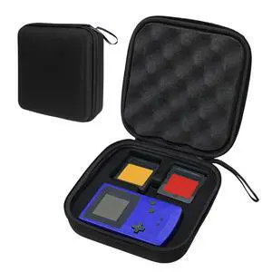 Case for Gameboy Color, Accessories for GBC, Rugged Shockproof Storage Bag with Egg Crate Foam - Game Cartridge Holder for 6 Games - Travel Carrying Case Case for Gameboy Color, Accessories for GBC, Rugged Shockproof Storage Bag with Egg Crate Foam - Game Cartridge Holder for 6 Games - Travel Carrying Case