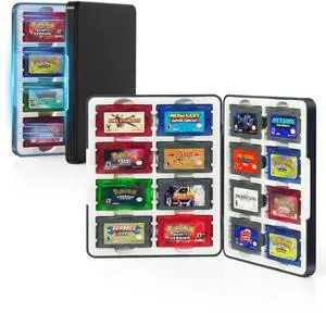 GBA Magnetic Game Case Compatible with Game Boy Advance, Holder for 16 GBA Game Cartridges, Silicone Slots & Waterproof, Portable Travel Size Organizer Box Accessories for Game Collectors GBA Magnetic Game Case Compatible with Game Boy Advance, Holder for 16 GBA Game Cartridges, Silicone Slots & Waterproof, Portable Travel Size Organizer Box Accessories for Game Collectors