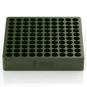 9mm Reloading Tray 100 Round Capacity Loading Block Cartridge Organizer for Handgun Reloading Bench Use -Army Green 9mm Reloading Tray 100 Round Capacity Loading Block Cartridge Organizer for Handgun Reloading Bench Use -Army Green