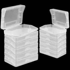 12Pcs Clear Protective Game Cartridge Case 2.52 x 1.56 x 0.53inch Plastic Storage Box Game Card Case,Dust Cover Single Cartridge Holder for Nintendo Game Boy Advance GBA 12Pcs Clear Protective Game Cartridge Case 2.52 x 1.56 x 0.53inch Plastic Storage Box Game Card Case,Dust Cover Single Cartridge Holder for Nintendo Game Boy Advance GBA