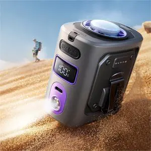 Clip-On Waist Fan with Ice Cooling Plate, 14000RPM, 8000mAh Clip-On Waist Fan with Ice Cooling Plate, 14000RPM, 8000mAh