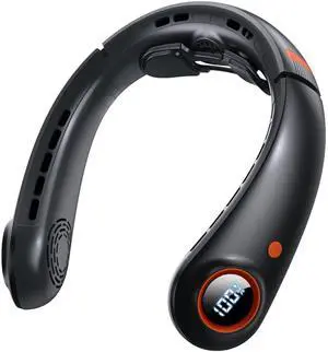 3 Motors Neck Fan, Neck Fans That Blow Cold Air, 360° Cooling, LED Display, 5 Speeds Powerful Wind, 5000mAh Rechargeable Battery, Hands-Free Wearable Personal Neck Cooler, Gift for Kid Men Women 3 Motors Neck Fan, Neck Fans That Blow Cold Air, 360° Cooling, LED Display, 5 Speeds Powerful Wind, 5000mAh Rechargeable Battery, Hands-Free Wearable Personal Neck Cooler, Gift for Kid Men Women