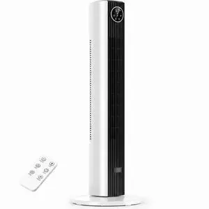 Tower Fan for Bedroom, 36 Inch Quiet Standing Cooling Fan with 3 Speeds 2 Modes, 23ft/s Velocity, 12H Timer, 85° Oscillating Bladeless Floor Fan with Remote for Home Office Dorm Tower Fan for Bedroom, 36 Inch Quiet Standing Cooling Fan with 3 Speeds 2 Modes, 23ft/s Velocity, 12H Timer, 85° Oscillating Bladeless Floor Fan with Remote for Home Office Dorm