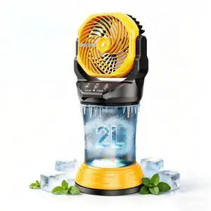 30000mAh Portable Misting Fan, Rechargeable Battery Operated Outdoor Misting Fan with 2L Bucket, 4 Speeds Spray Personal Cooling Fan with RGB Light 120° Auto Oscillating for Patio Camping Beach Garage 30000mAh Portable Misting Fan, Rechargeable Battery Operated Outdoor Misting Fan with 2L Bucket, 4 Speeds Spray Personal Cooling Fan with RGB Light 120° Auto Oscillating for Patio Camping Beach Garage